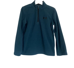 Under Armour Fleece Quarter Zip Sweatshirt Pullover Jungen Gr. 6 blau - Bild 1 von 4