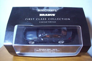 1/43 MINICHAMPS 437 036100 BRABUS 600 AUF BASIS MERCEDES-AMG C 63S 2015 IN BLACK - Foto 1 di 6