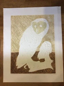 ERNEST LACY Large Embossed Color Serigraph Hand Signed LISTED CALIFORNIA ARTIST - Picture 1 of 10