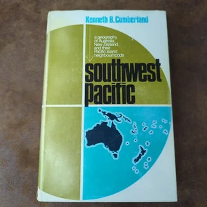 Southwest Pacific A Geography Of Australia by Cumberland (HC DJ 1969) - Picture 1 of 5