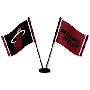 Miami Heat Desk Flags - Picture 1 of 5