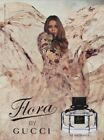 Publicité Papier Parfum. Perfume Ad. Gucci Flora 2009