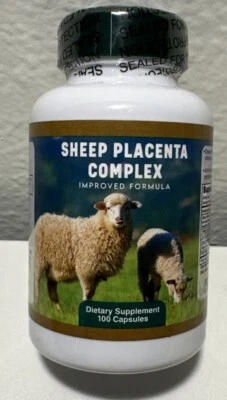 Cápsulas de placenta de oveja Nu-Health - 100 unidades Foto 1 de 3