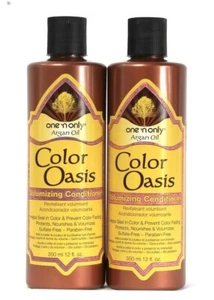 2 Bottles One N Only 12 Oz Color Oasis Argan Oil Volumizing Conditioner - Picture 1 of 1
