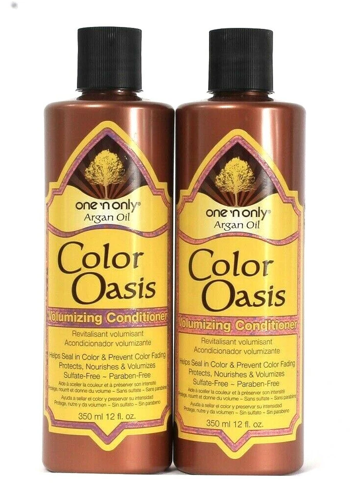 2 Bottles One N Only 12 Oz Color Oasis Argan Oil Volumizing Conditioner  - Image 1 of 1