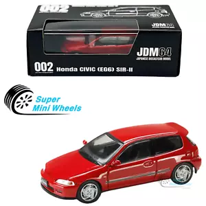 Hobby Japan - JDM64 - Honda Civic EG6 SIR-II Red - HJDM002-6 - Picture 1 of 4