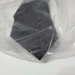 Corbata delgada negra lisa laurel para hombre Perry Ellis - Imagen 1 de 5