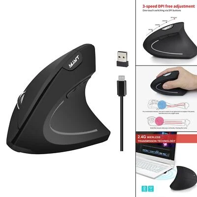 Plastic Optical Vertical Mouse Ergonomic Upright Mouse for PC - Image 1 of 4