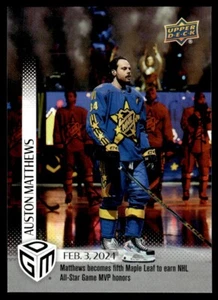 Auston Matthews MVP 2024-25 Upper Deck All-Star Toronto #55 /599 Toronto Maple - Picture 1 of 2