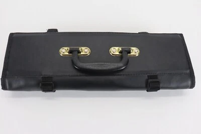 Estuche de almacenamiento para 36 cuchillos con capacidad para exhibición de vinilo negro Foto 1 de 4