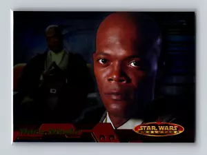 2001 Topps Star Wars Evolution Mace Windu #46 Samuel L. Jackson - Picture 1 of 2