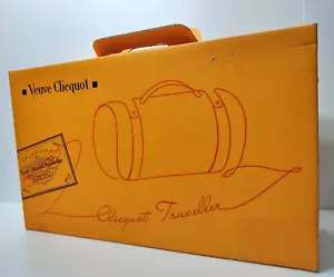Veuve Clicquot Traveler's Bag Stylish Champagne case Wine Case with 2 glasses - Picture 1 of 14
