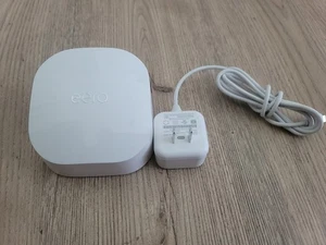 Eero 6 Dual Band Mesh Router Model N010001 White with OEM Power Cord TESTED - Picture 1 of 6