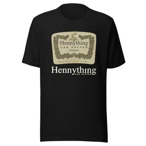 Camiseta para beber Hennything Can Happen manga corta ultra suave cuello redondo top - Imagen 1 de 11