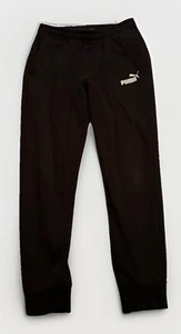 Puma Power Logo Men’s Sweatpants-Track Pants-Cuffed Hem-Comfy-Casual-Size M - Picture 1 of 15