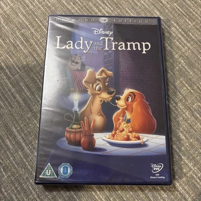 Lady and the Tramp Disney Classics No.15 Diamond Edition DVD New and Sealed - Image 1 of 3