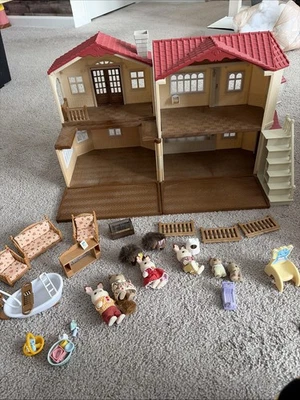 Calico Critters Sylvanian Families Luxury Townhome With Furniture & Accessories - Image 1 of 4