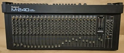 Roland M-240 - Vintage 24 Channel Line Mixer 8 Outputs 2-Bus Rackmount -UNTESTED - Image 1 of 4