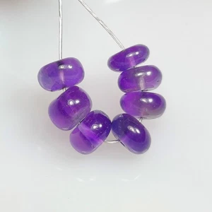 8.73 Ct Natural African Amethyst Round Cut Beads - 9271 - Picture 1 of 2