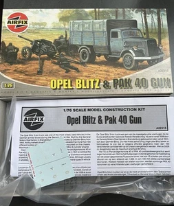 Camión Airfix escala 1/76 A02315 OPEL Blitz y pistola PAK 40 - Imagen 1 de 2