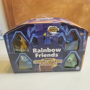 Rainbow Friends Blues Castle 8 Pack Blue Green Cyan Yellow + 4 Mystery Figures - Picture 1 of 5