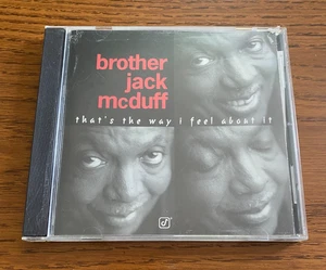 Brother Jack McDuff That's the Way I Feel About CD 1997 Concord Jazz Ships Free - Picture 1 of 4