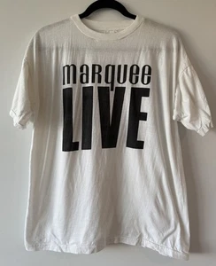 Vintage 90s Marquee Live The Club Soho London Double-Sided Rock Venue T-Shirt - Bild 1 von 4