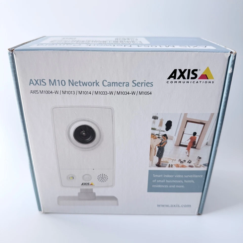 Axis M1054 Network Camera Indoor HD Video Surveillance Microphone Speaker Sealed - Image 1 of 4