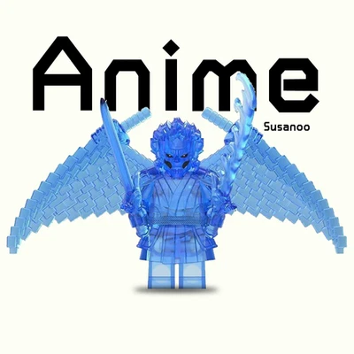 Custom Naruto Shippuden Madara Susanoo Minifigure with Base 2 inch New/Mint - Image 1 of 2