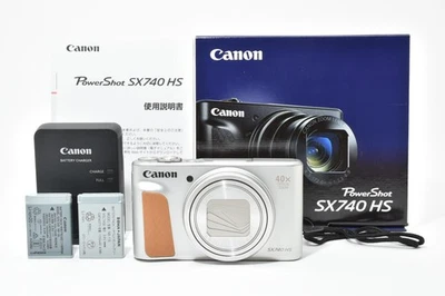 Exc Canon PowerShot SX740 HS Compact Digital Camera w/Battey x2 Silver 456 - Image 1 of 4