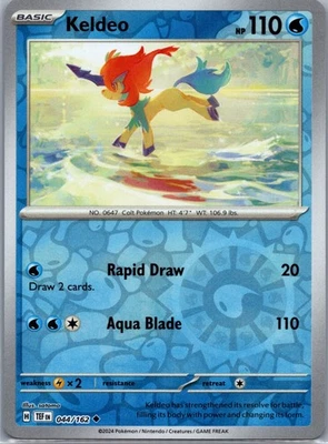 Keldeo, SV05: Temporal Forces, 044/162, Uncommon - Image 1 of 2