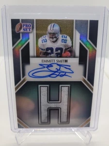 2025 Leaf Pro Set Emmitt Smith Auto 2/5 "Signature Surname" Silver Prizm - Picture 1 of 2