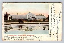 Milwaukee WI-Wisconsin, The Conservatory, Vintage Postcard