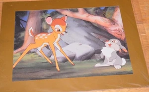 BAMBI The Disney Store 1997 Matted 55th Anniversary video 8x10 Limited Edition  - Picture 1 of 5