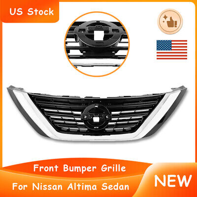 For Nissan Altima 2016-2018 Front Bumper Upper Grille Chrome Grill ABS • 45$