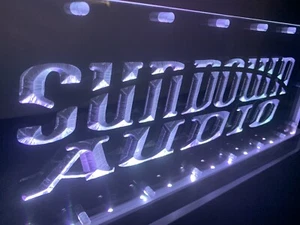 Sound Authority Plexiglass- 3/4" X 18 X 6" Engraved Acrylic Window For Sub Box - Picture 1 of 21