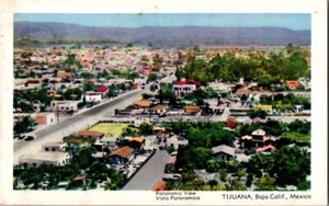 Panoramablick auf Tijuana Baja California Mexiko Vintage Postkarte - Bild 1 von 1