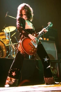 Jimmy Page - Led Zeppelin - Fine Art Giclee Canvas Print Photo Wall Art. (017) - Picture 1 of 5