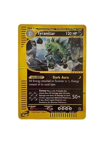 Pokemon Tyranitar Expedition Rare Card 66/165 Non Halo - Picture 1 of 3