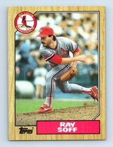 1987 Topps Ray Soff St. Louis Cardinals #671