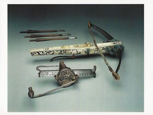 Ballesta y grúequín armadura postal, Sajonia c1553-73 Cleveland Museum arte como nuevo - Imagen 1 de 1