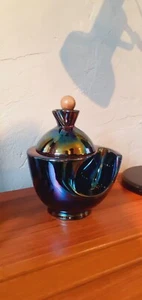 Pot À Tabac Vintage Année 60 En Céramique Denicotea PK. - Imagen 1 de 9