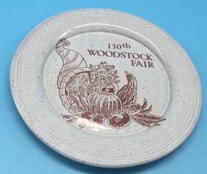 130th Woodstock CT Fair Pottery Signed 1990, Rare 25/100 ! - Picture 1 of 5