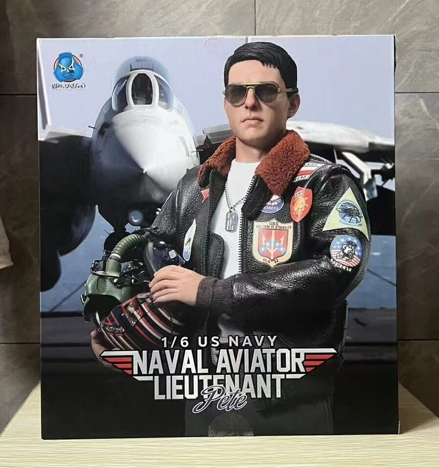 DID MA80181 1/6 Scale US Navy Naval Aviator Lieutenant Pete Figure Head Sculpt