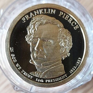 2010 S Franklin Pierce Presidential Dollar Proof from Proof Roll ANACS 68+ Grade - Picture 1 of 2