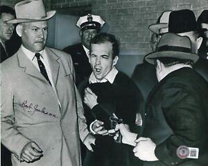 Bob Jackson Autographed Signed Lee Harvey Oswald Jack Ruby JFK Photographer BAS