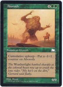 Aboroth Weatherlight Rare – MTG Magic the Gathering Card - Picture 1 of 2