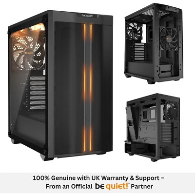 be quiet! Pure Base 500DX Black PC-Gehäuse | High Airflow | Silent | UK Partner - Bild 1 von 4