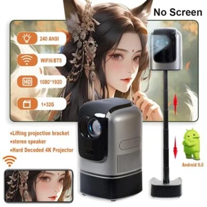 Proyector Portátil 4K Android WiFi Bluetooth Incorporado HDMI USB Proyector Elevador - Imagen 1 de 17