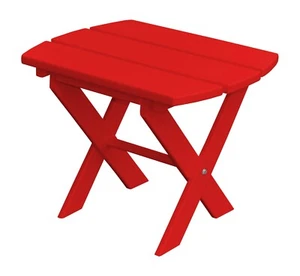 Outdoor Poly Folding End Table - Multiple Colors - Amish Made USA - Picture 1 of 38